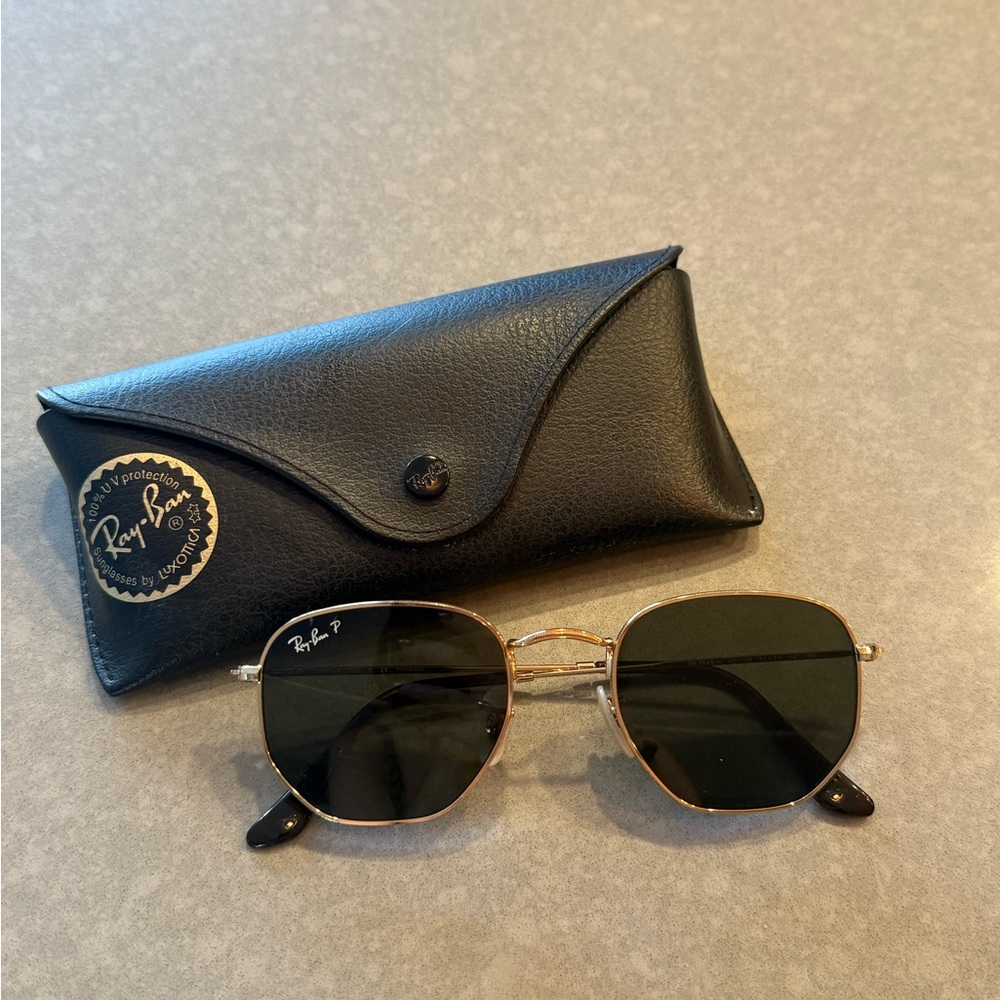 Polarized Ray-Ban Hexagonal Sunglasses